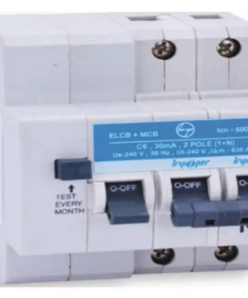 Lauritz Knudsen (L&T) 6A 2P Double Pole EL+MCB RCBO CB90001OOTO