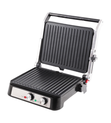 Crompton MaxCrisp 4 Slice Sandwich Maker & 180° BBQ Grill - 2000W, Non-Stick