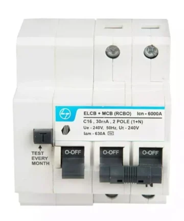 Lauritz Knudsen CB90006OOTO 6A Four Pole RCBO | EL+MCB Circuit Breaker